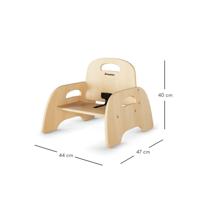 Foundations® Simple Sitter™ Feeding Chair – Solid Wood Childcare Feeding Chair (2-Pack)