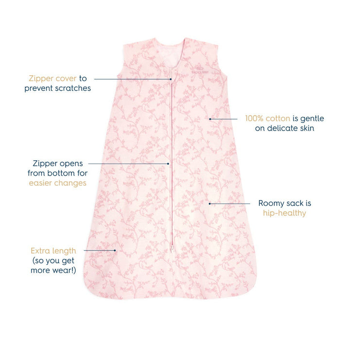 Halo Sleepsack Wearable Blanket - Pink Toile - 0.5 TOG