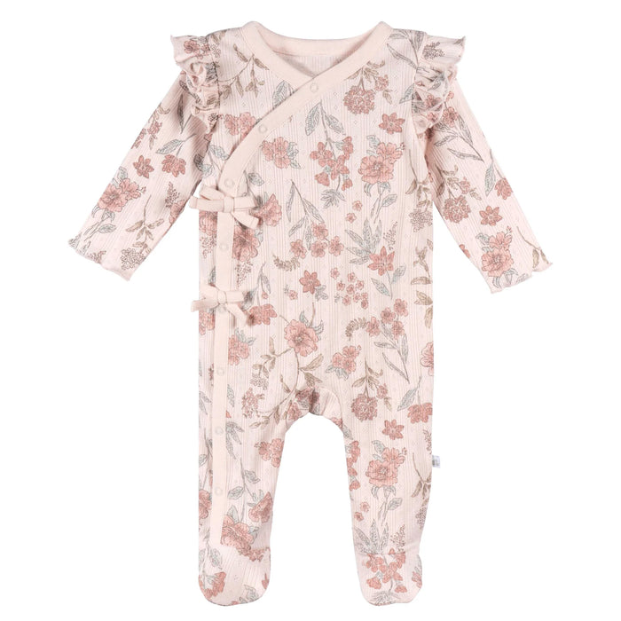 Just Born Baby 100% Cotton Sleep n' Play Footie