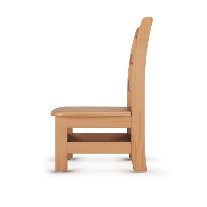 Foundations Little Scholars Solid Wood Kids School Chairs – 2-Pack (8”–16” Seat Heights)