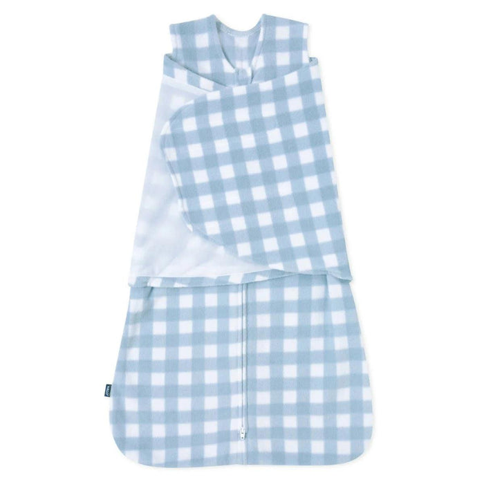 Halo Sleepsack Micro-Fleece Gingham Blue 3.0 TOG