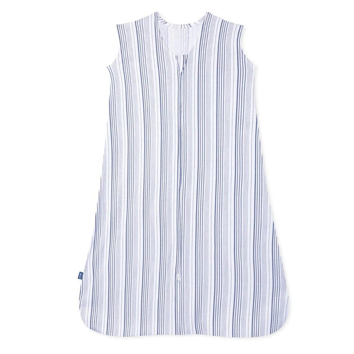 Halo Sleepsack Wearable Blanket 100% Cotton Blue Stripes 0.5 TOG