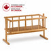 Solid Wood Dolls Cradle Made in Canada - Goldtex