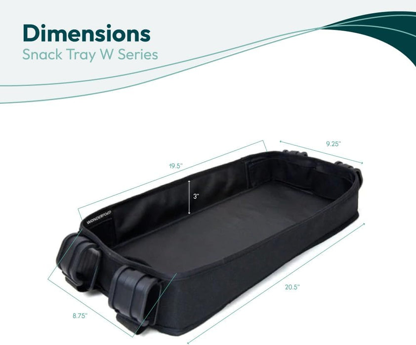 Wonderfold Double Sided Snack/Activity Tray with 2 Cup Holders for W4