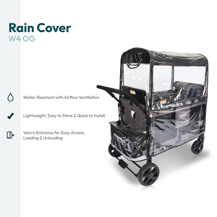 Wonderfold Clear Rain Cover for W4 Luxe/Elite Wagon