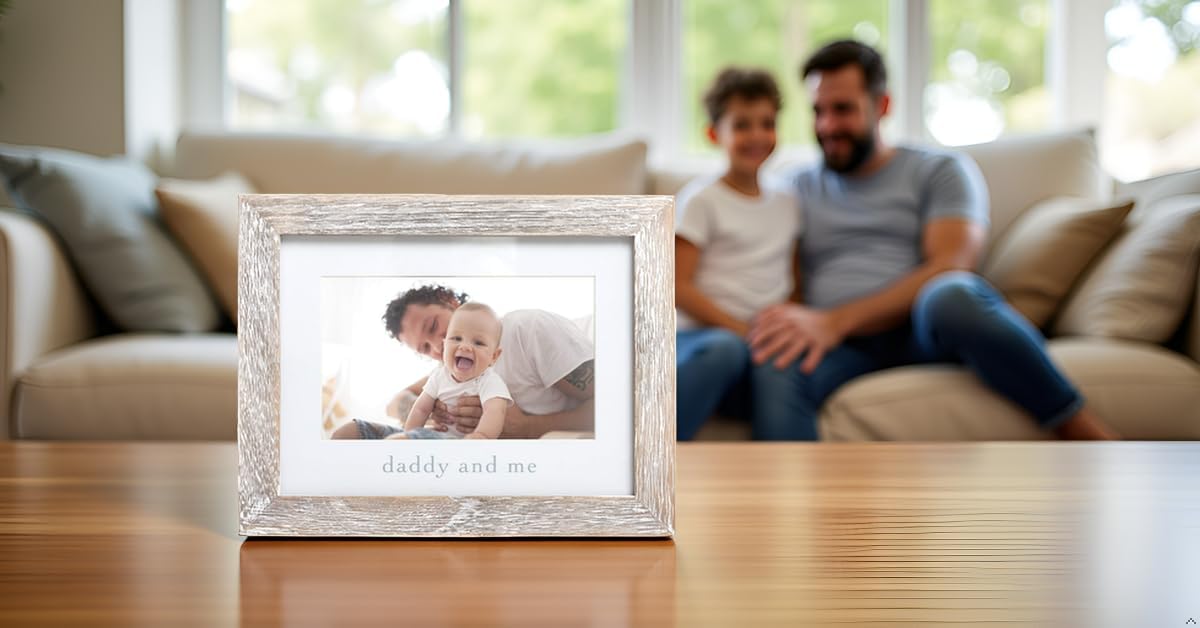 Cadre photo sentimental Pearhead « Papa et moi »