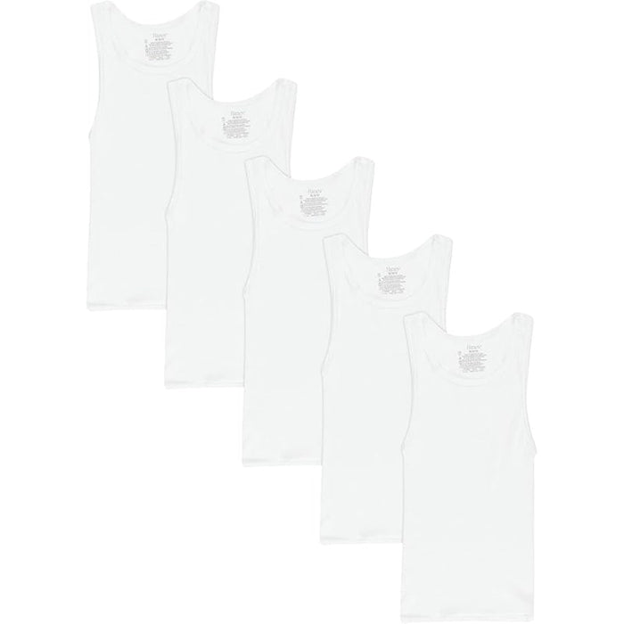 Hanes Boys Tagless Tank Tops - 5pk