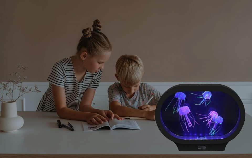 Lampe méduse ovale sensorielle Jellyzen de FDMT