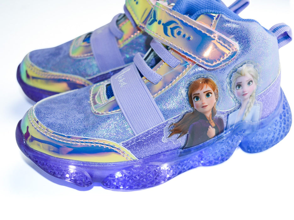 Chaussures sport lumineuses La Reine des Neiges de Disney pour filles Kids Shoes