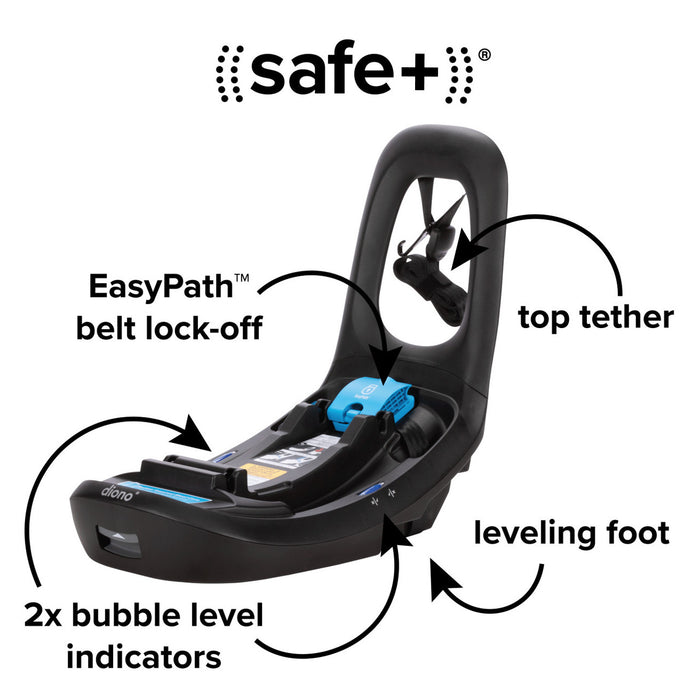 Siège d'auto pour bébé et base LiteClik 30 XT SafePlus de Diono