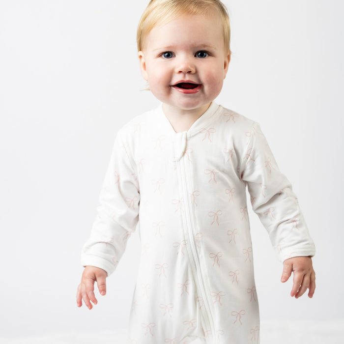 Lulujo Baby Footed Sleeper (0-6m)