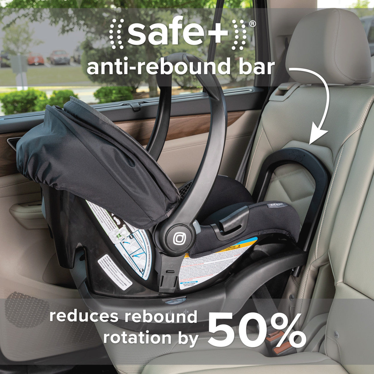 Système de voyage Quantum 4 de Diono 3-en-1 avec le siège d'auto LiteClik 30 R SafePlus pour bébé