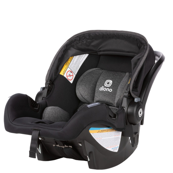 Siège auto pour bébé et base Diono LiteClik 30 R SafePlus - Noir