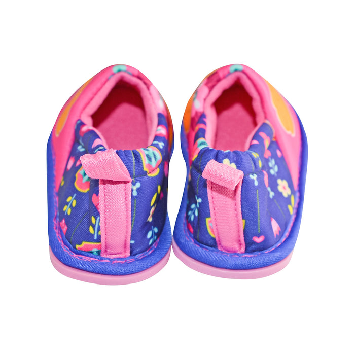 Girls' Paw Patrol Non-Slip Indoor or Daycare Slippers - Skye Design (Sizes 5–12 Toddler)