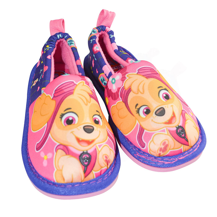 Girls' Paw Patrol Non-Slip Indoor or Daycare Slippers - Skye Design (Sizes 5–12 Toddler)