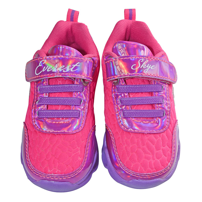 Kids Shoes Toddlers Paw Patrol Flashy Pink Sky & Everest Sports Light-Up Shoes (Sizes 5-10)