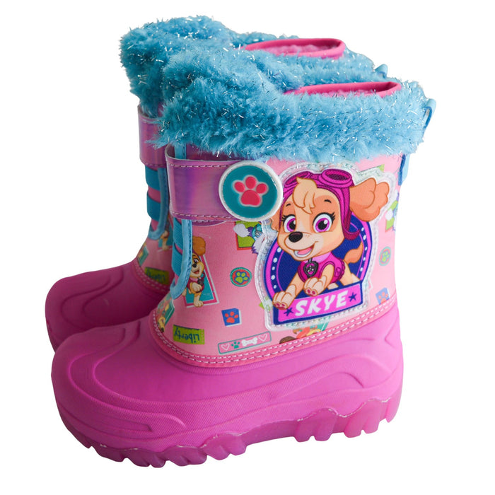 Bottes d'hiver lumineuses Pat'Patrouille pour enfants de Kids Shoes - (6T à 12T)