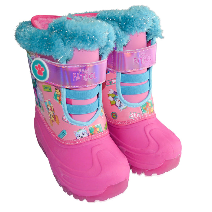 Bottes d'hiver lumineuses Pat'Patrouille pour enfants de Kids Shoes - (6T à 12T)