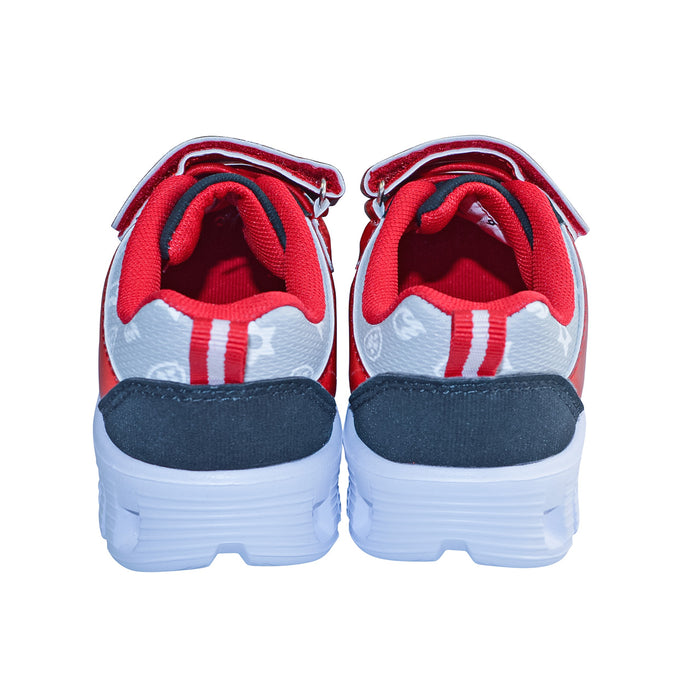 Paw Patrol Red & Grey Light-Up Sneakers – Toddler Sizes 6 to 10