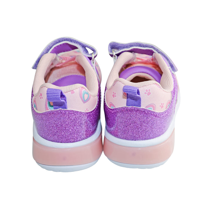 Paw Patrol Girls’ Light-Up Shoes – Rainbow Hearts – Toddler Sizes 6 to 10