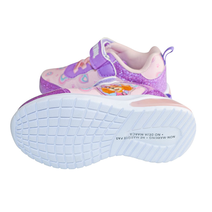 Paw Patrol Girls’ Light-Up Shoes – Rainbow Hearts – Toddler Sizes 6 to 10