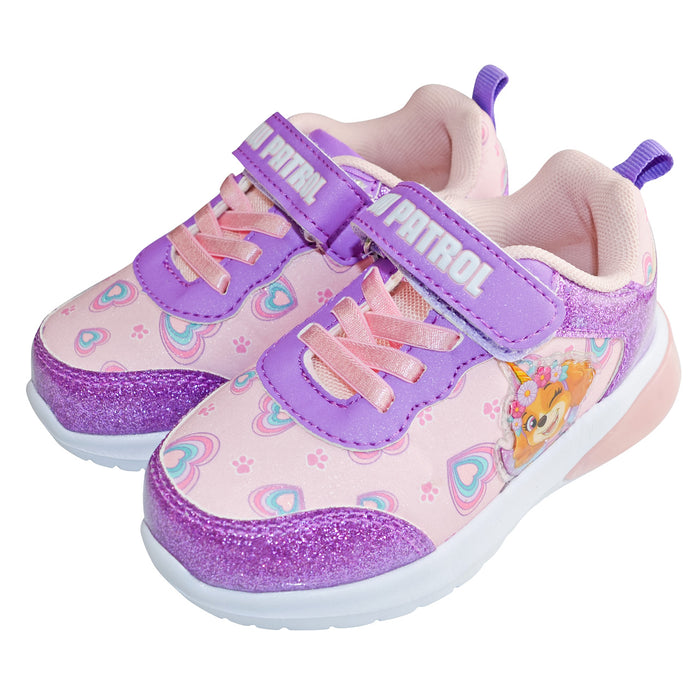 Paw Patrol Girls’ Light-Up Shoes – Rainbow Hearts – Toddler Sizes 6 to 10