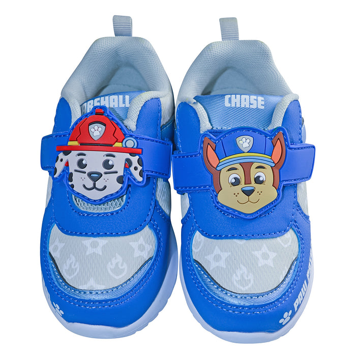 Paw Patrol Blue & Grey Boys' Light-Up Sneakers – Toddler Sizes 6 to 10