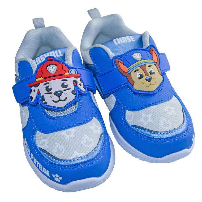 Paw Patrol Blue & Grey Boys' Light-Up Sneakers – Toddler Sizes 6 to 10