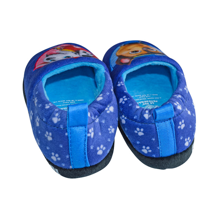 Boys' Paw Patrol Non-Slip Indoor Slippers – Chase & Marshall (Sizes 5–12 Toddler)