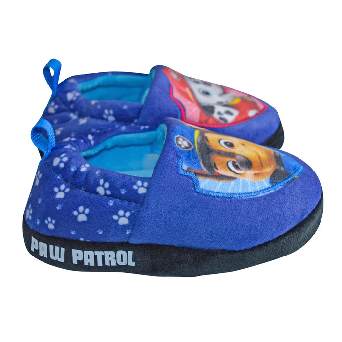 Boys' Paw Patrol Non-Slip Indoor Slippers – Chase & Marshall (Sizes 5–12 Toddler)