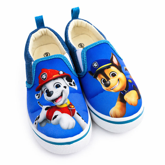 Paw Patrol Kids Slip-On Shoes – Chase & Marshall – Sizes 5T to 10T