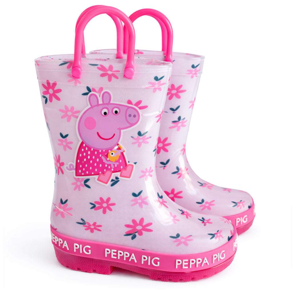 Peppa Pig Light Up Toddler And Kids Rain Boots 6T 11T Goldtex peppa-pig-light-up-toddler-and-kids-rain-boots-6t-11t-goldtex