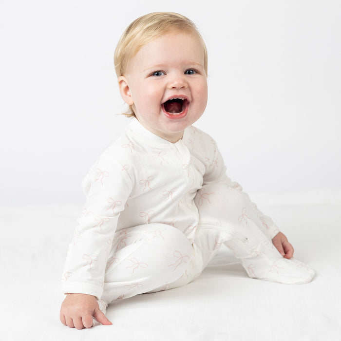Lulujo Baby Footed Sleeper (0-6m)
