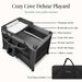 Deluxe playard with changing station, mesh sides, bassinet, organizer, foldable design, travel bag