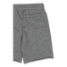Boys' grey knit shorts with back pocket shown flat against a white background.