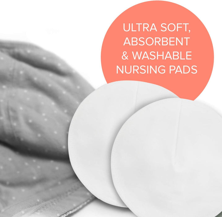 Coussinets d'allaitement Kushies en jersey bio | Lot de 6