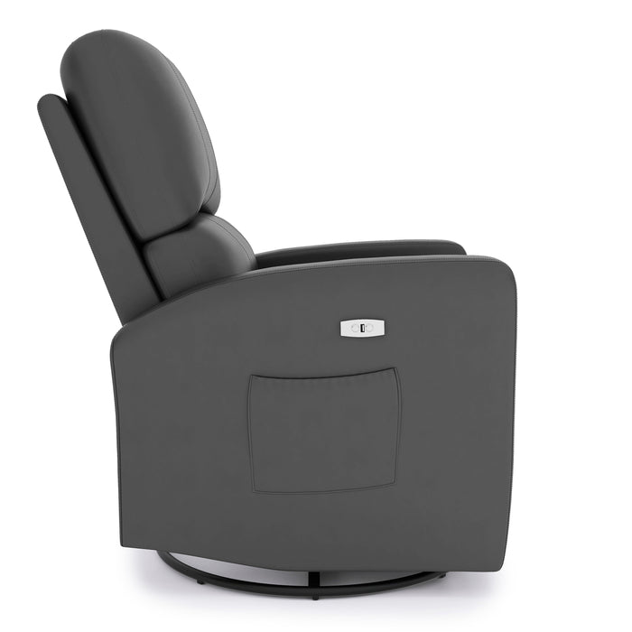 Kidiway Habana Power Recliner – Modern Glider, Swivel & Reclining Nursery Chair