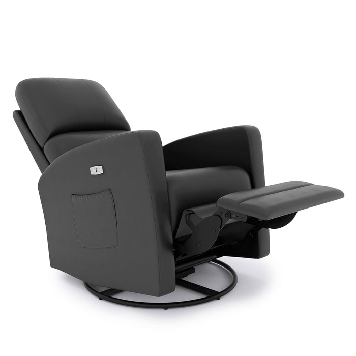 Kidiway Habana Power Recliner – Modern Glider, Swivel & Reclining Nursery Chair
