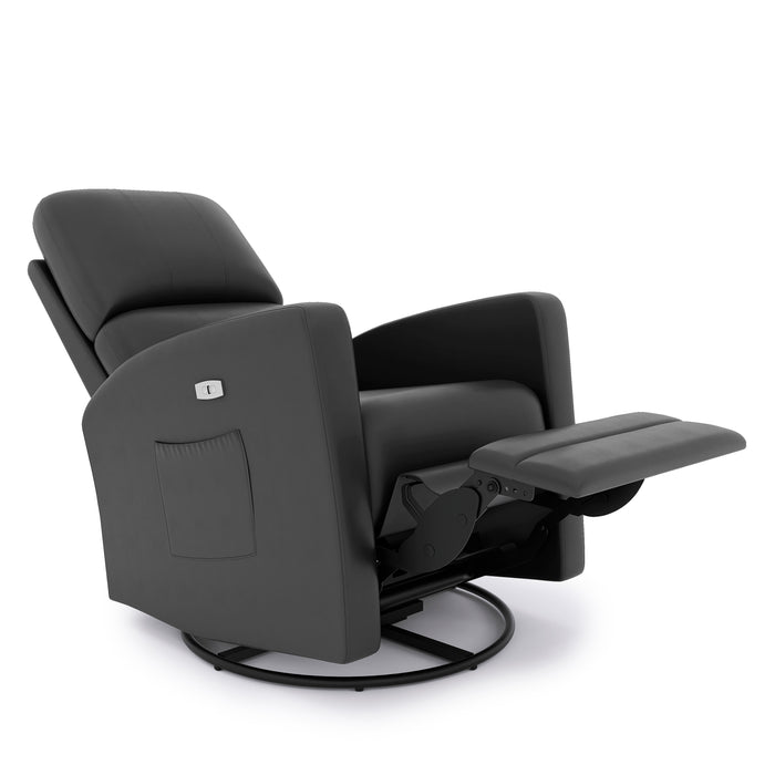 Kidiway Habana Power Recliner – Modern Glider, Swivel & Reclining Nursery Chair