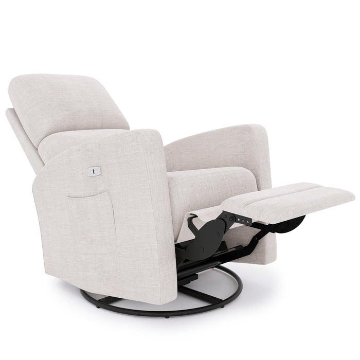 Kidiway Habana Power Recliner – Modern Glider, Swivel & Reclining Nursery Chair