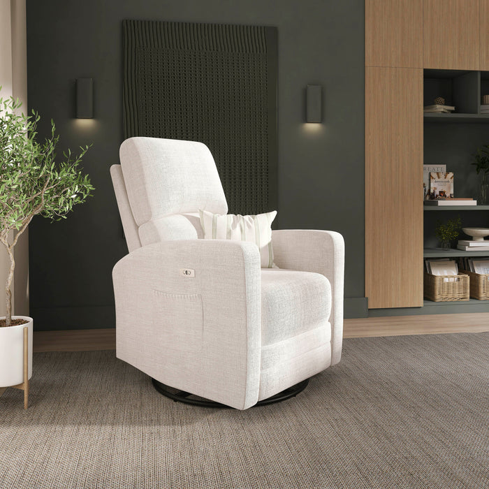 Kidiway Habana Power Recliner – Modern Glider, Swivel & Reclining Nursery Chair