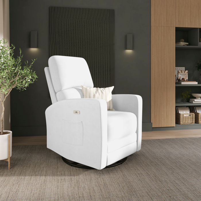 Kidiway Habana Power Recliner – Modern Glider, Swivel & Reclining Nursery Chair