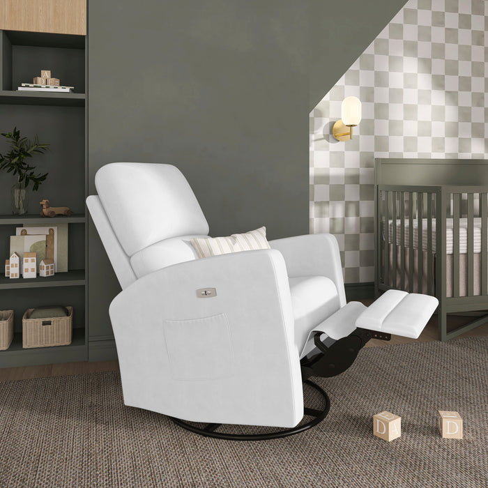 Kidiway Habana Power Recliner – Modern Glider, Swivel & Reclining Nursery Chair