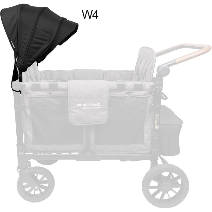 Wonderfold Retractable Stroller Canopy for W4 Elite | W4 Luxe