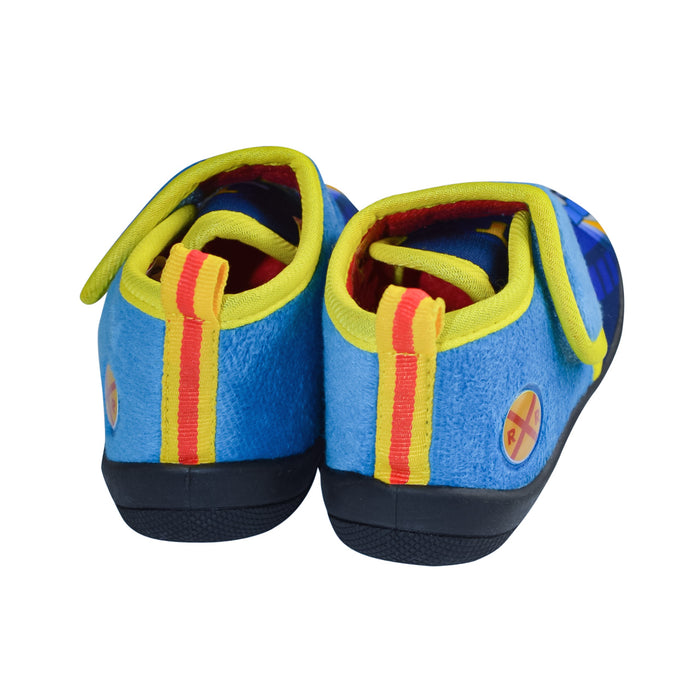 Thomas & Friends Blue & Yellow Non-Slip Daycare Slippers – Toddler Sizes 5 to 12