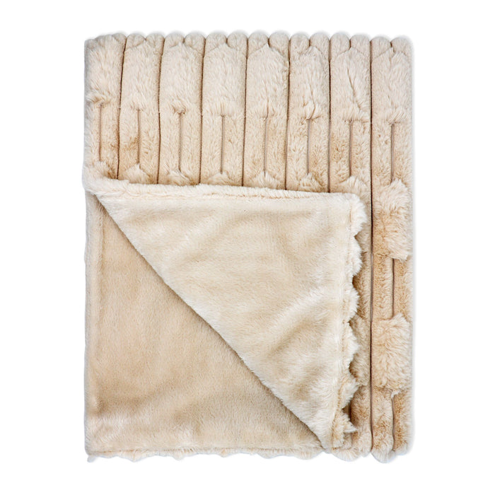 Baby Mode Signature Rabbit Fleece Blanket with PV Backing