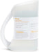 White shampoo rinser with easy grip handle and label, ideal for baby bath time