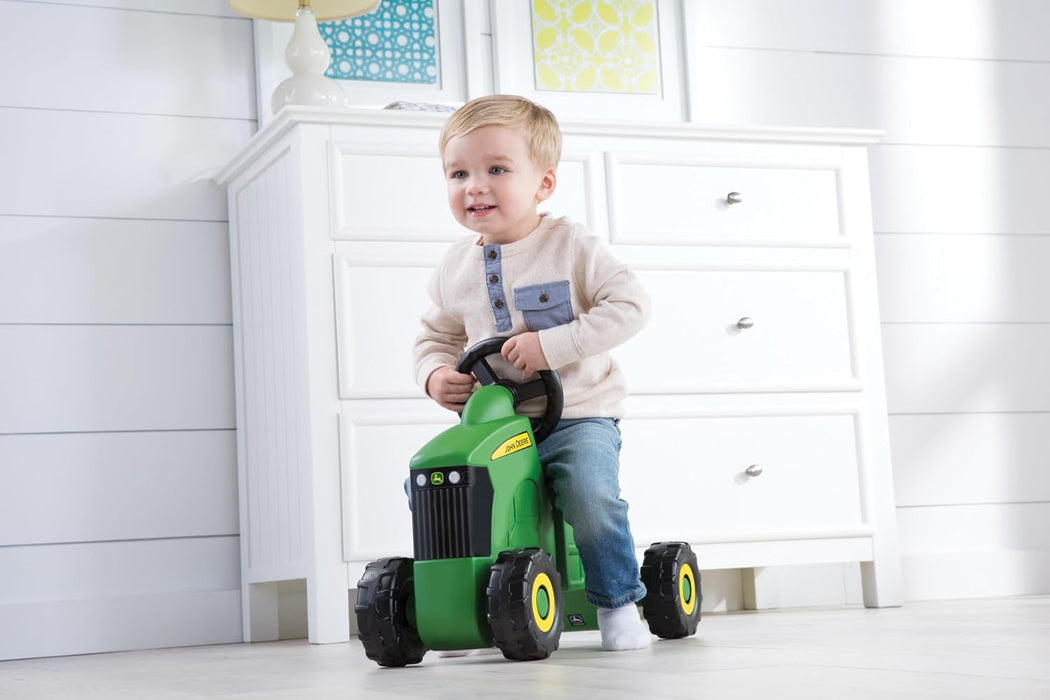 John Deere - Tracteur Sit-N-Scoot John Deere - Jouet à enfourcher pour enfants