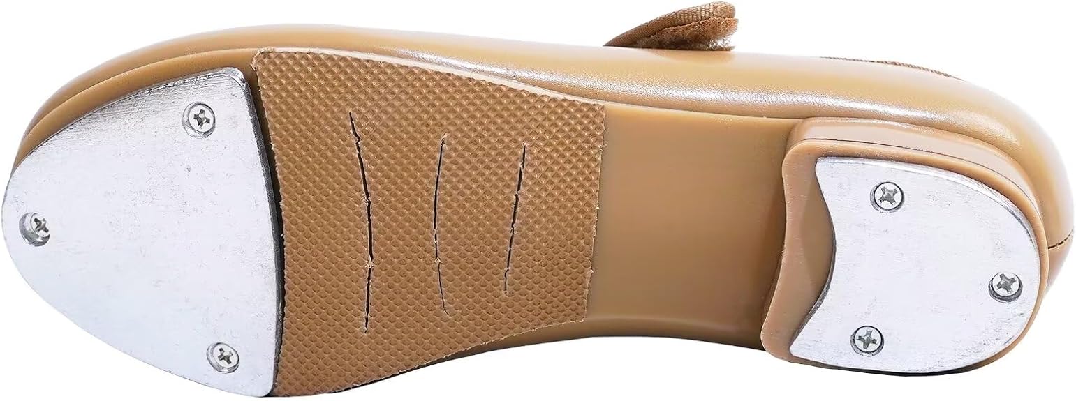 Danshuz Tap Shoe with Velcro - Value Comfort - Tan - Children Sizes 9.5T to 2Y