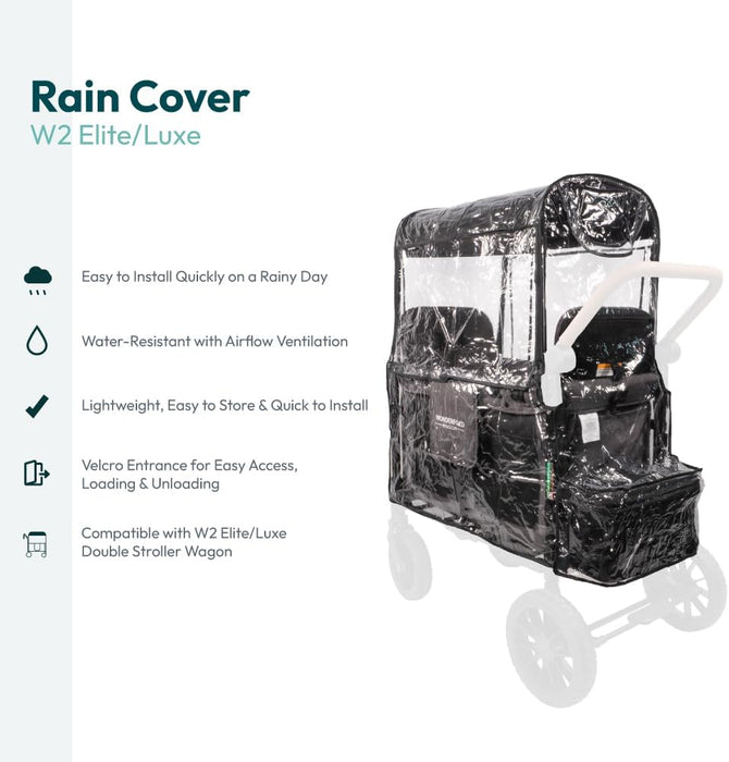 Wonderfold Clear Rain Cover for W2 Wagon